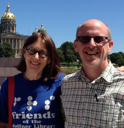 Diane and Aaron in Iowa